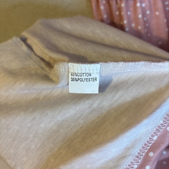 Drimmaks Womens Polka Dot Dress Small Cottagecore Sundress Pink Feminine Flirty - Picture 8 of 9